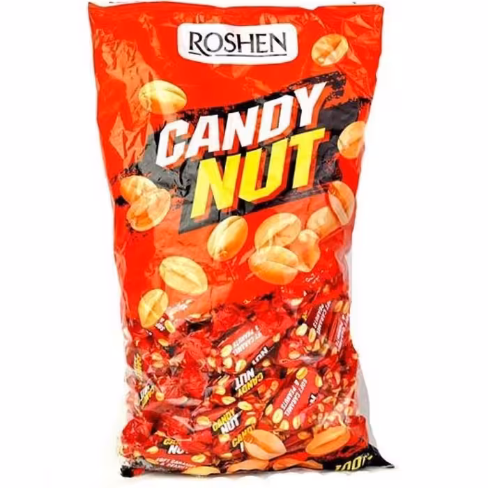 شکلات روشن بامغر بادوم زمینی روشن مدل کندی نات حجم 1000 گرم