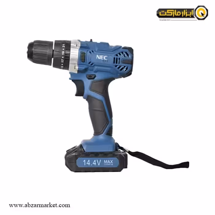 دریل شارژی چکشی NEC لیتیوم 14.4 ولت مدل 1815