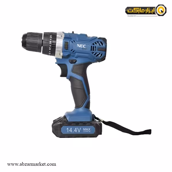 دریل شارژی چکشی NEC لیتیوم 14.4 ولت مدل 1815