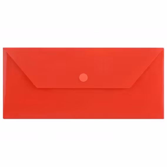 پاکت نامه ملخی دکمه دار مات و شفاف پاپکو 104T و 104M بسته 48 عددی