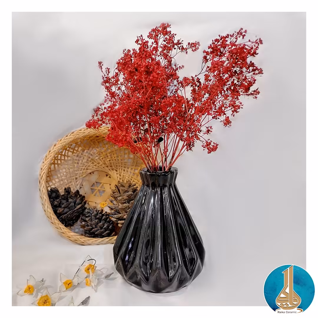 گلدان سرامیکی رنگ ثابت و درجه یک در سه رنگ_هزینه ارسال به صورت پس کرایه توسط مشتری عزیز
