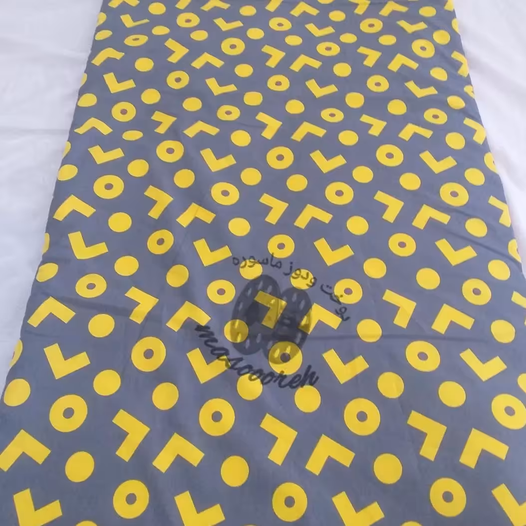 نمگیر چهار لایه .لایه میانی ابر یک سانتی  مشما بیمارستانی و آستری پارچه شمعی