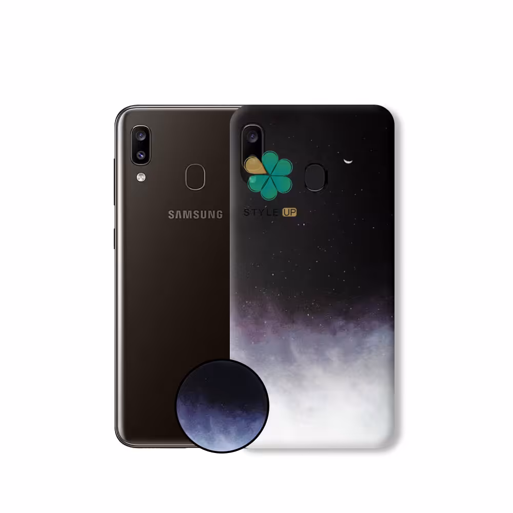 کاور گوشی سامسونگ Samsung Galaxy A30 طرح MoonChild