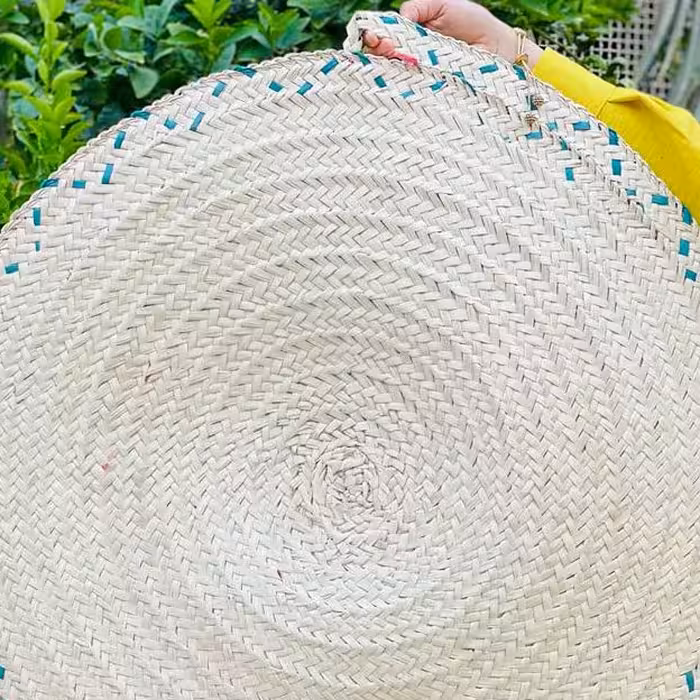 سفره حصیری دستبافت 