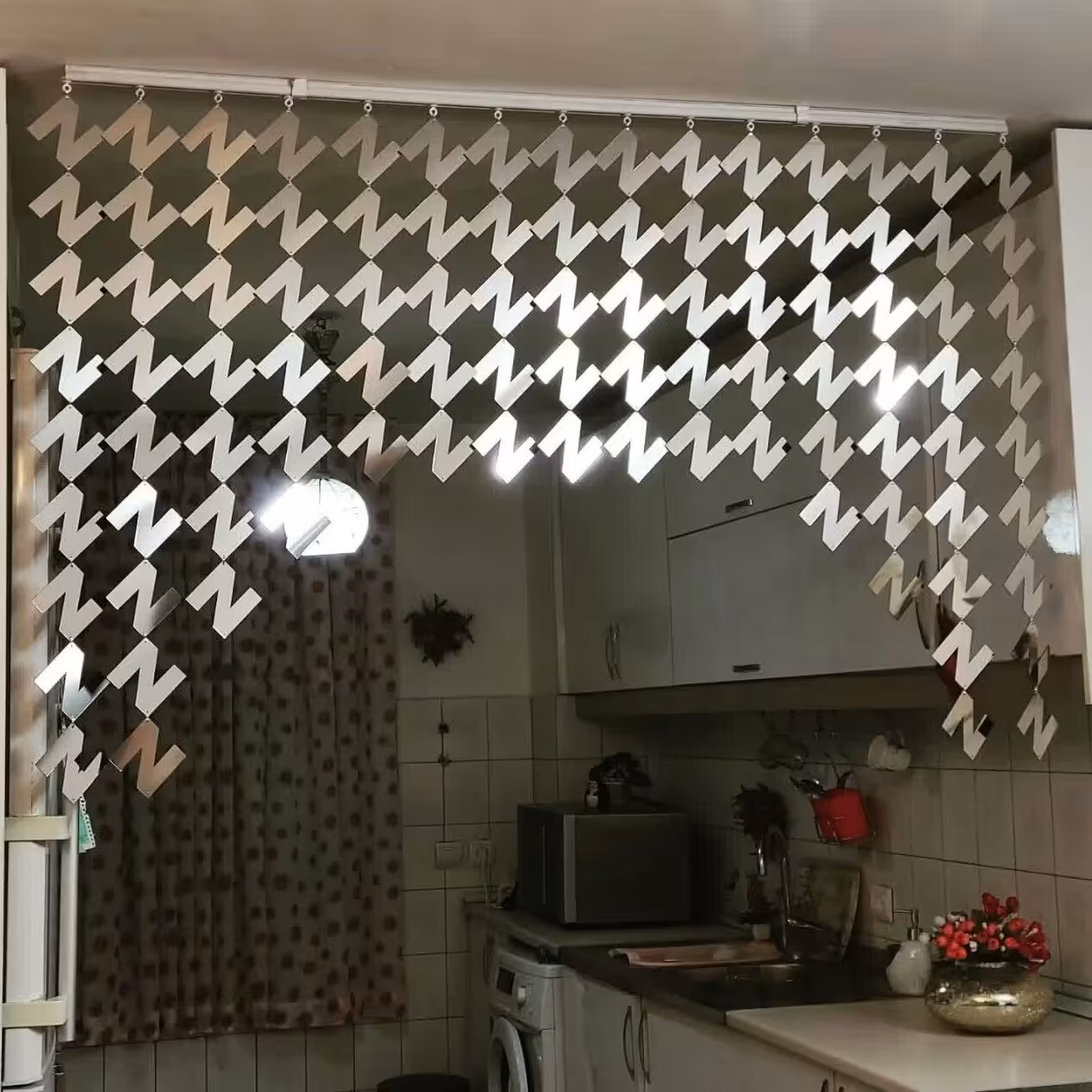 پرده های کربستالی دکوری مدلa402