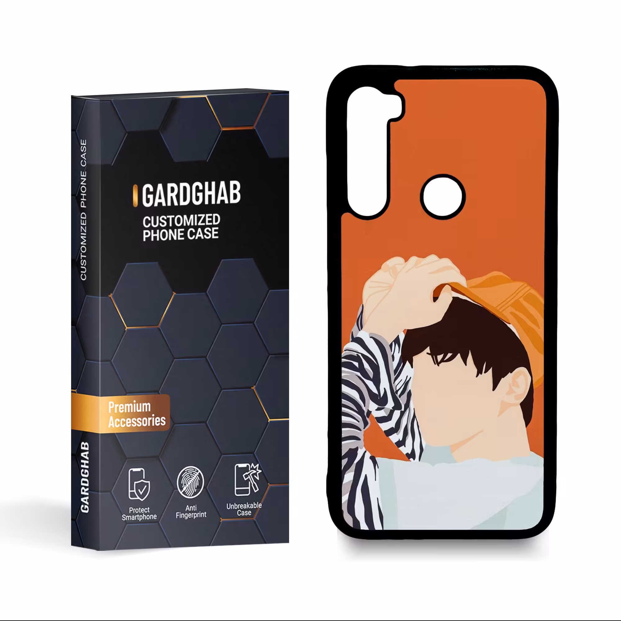 کاور گارد قاب پسرانه مدل g7009 مناسب برای گوشی موبایل شیائومی note 8