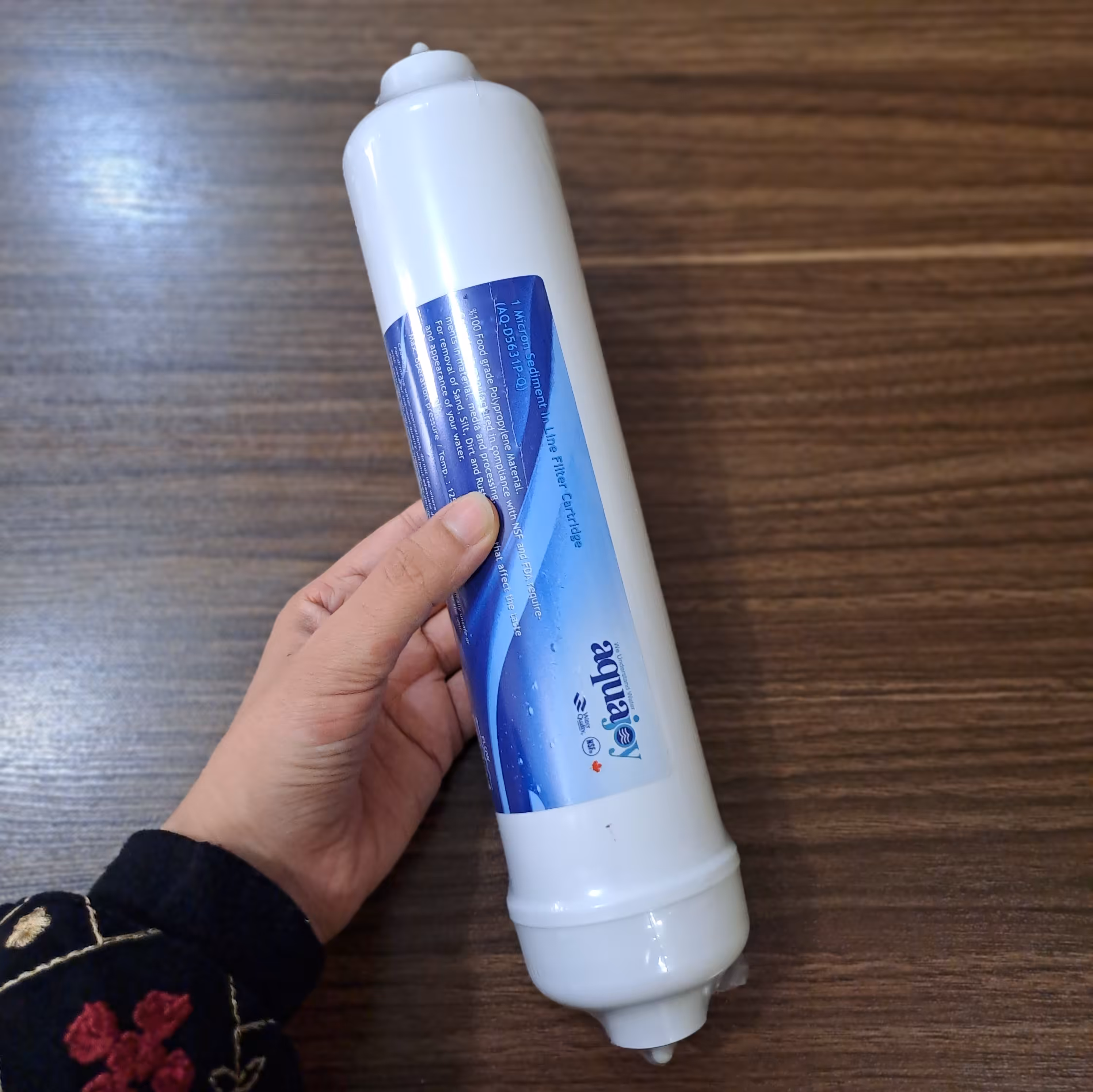 فیلتر الیافی 1 میکرون inline آکواجوی (مرحله 3)