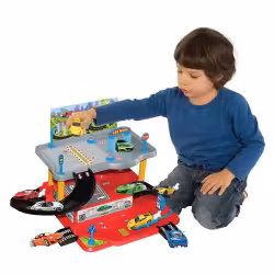 کیت ماشین بازی طرح پارکینگ 2 طبقه