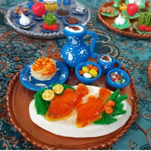 سینی ماهی مینیاتوری