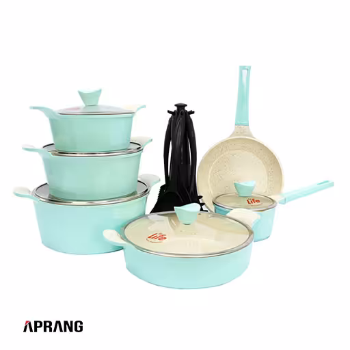 سرویس قابلمه 21 پارچه لایف مدل دیانا - مشکی