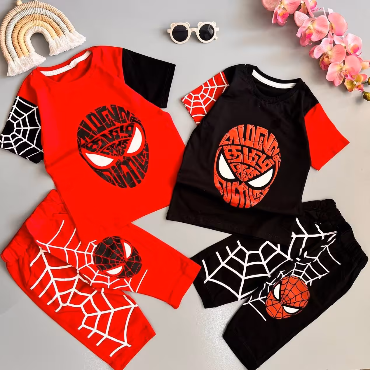 تیشرت شلوارک اسپایدرمن