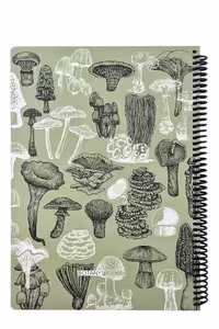 دفتر رحلی100 برگ  Scientist Fungus سدری