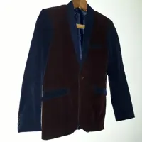 کت پسرانه شیک مخمل سایز4 کت مردانه