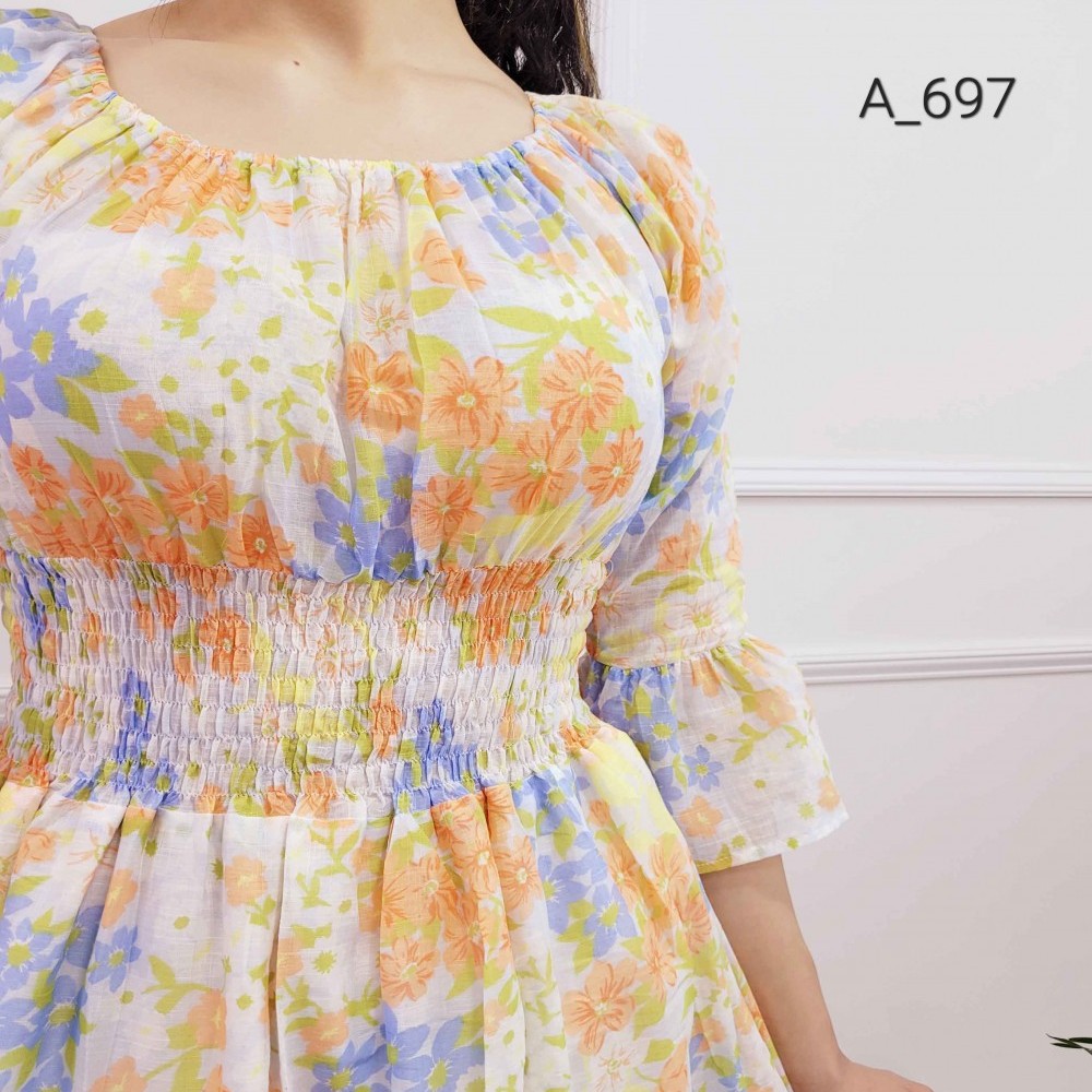 پیراهن عروسکی سینه کش