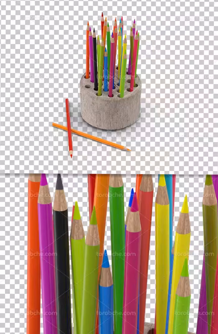 عکس جامدادی چوبی دوربری | گرافیک با طعم تربچه