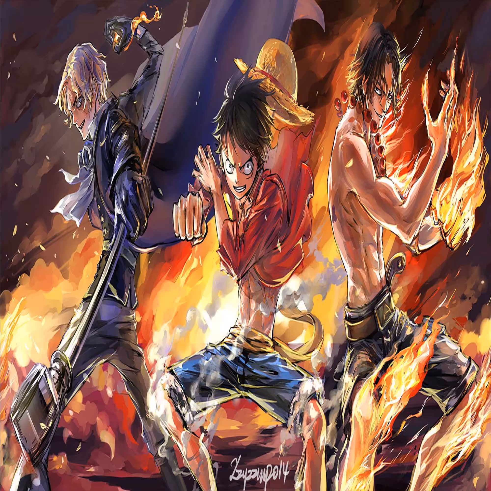 ماوس پد با طرح وان پیس ( One Piece ) طرح 01 