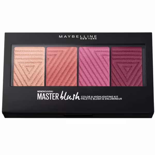 پالت رژگونه و هایلایتر میبلین Maybelline اصل مدل مستر بلاش master blush