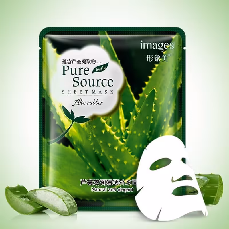 ماسک ورقه ای صورت آلوئه ورا ALOE VERA کد A67