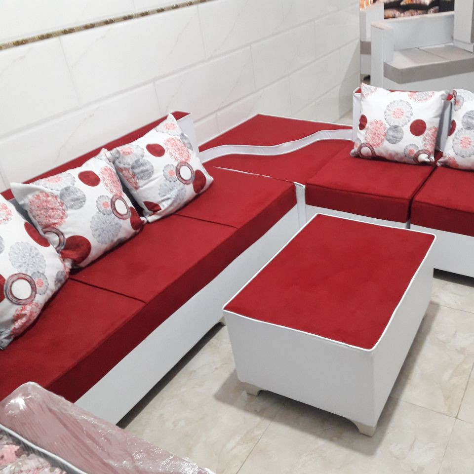 مبل کوسن و میز کنج مبلمان