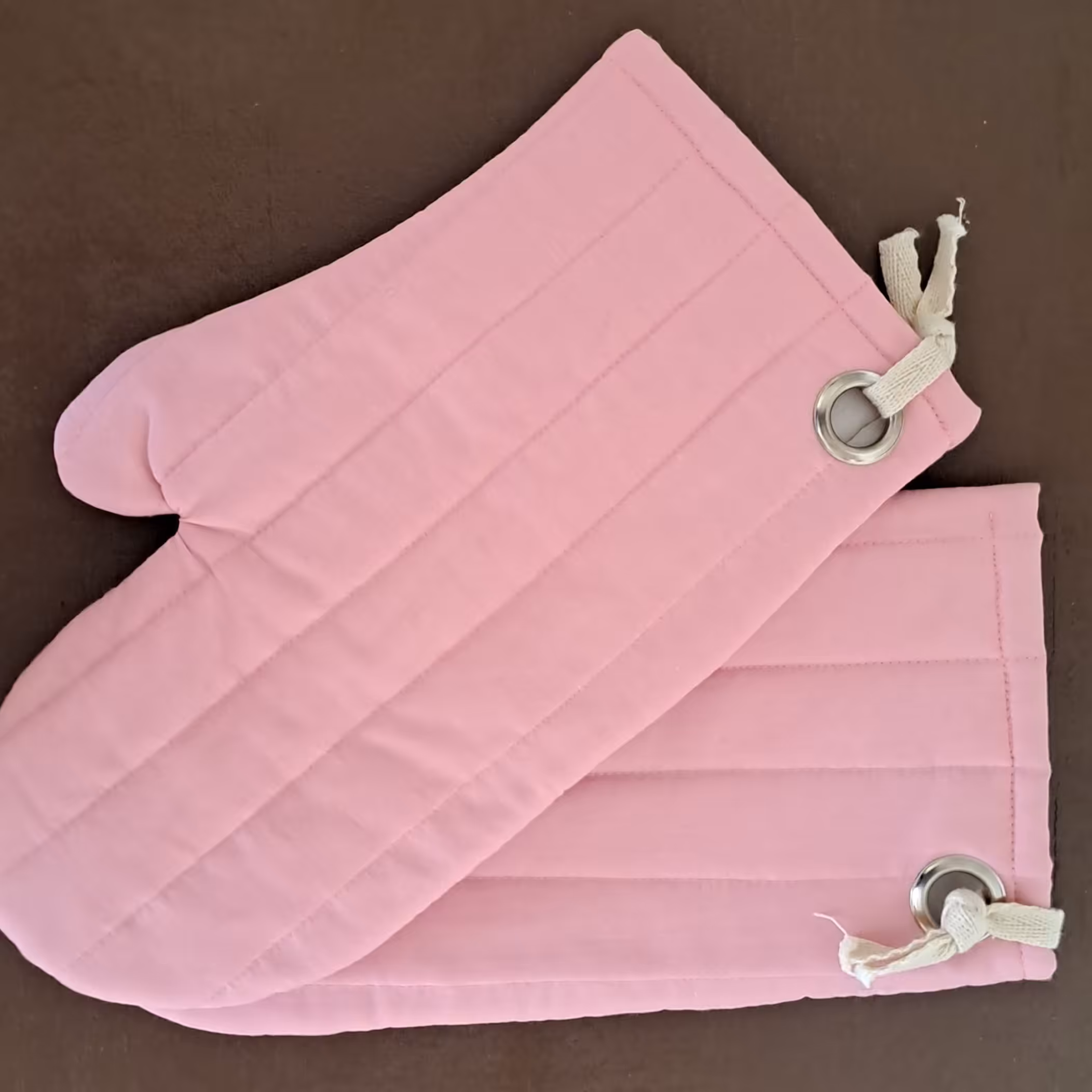 دستکش فر  صورتی(دست دوز)