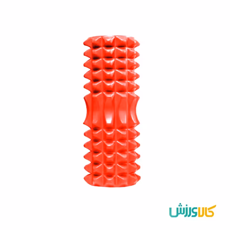 فوم رول حرفه ای آجدار 33 سانت قرمز