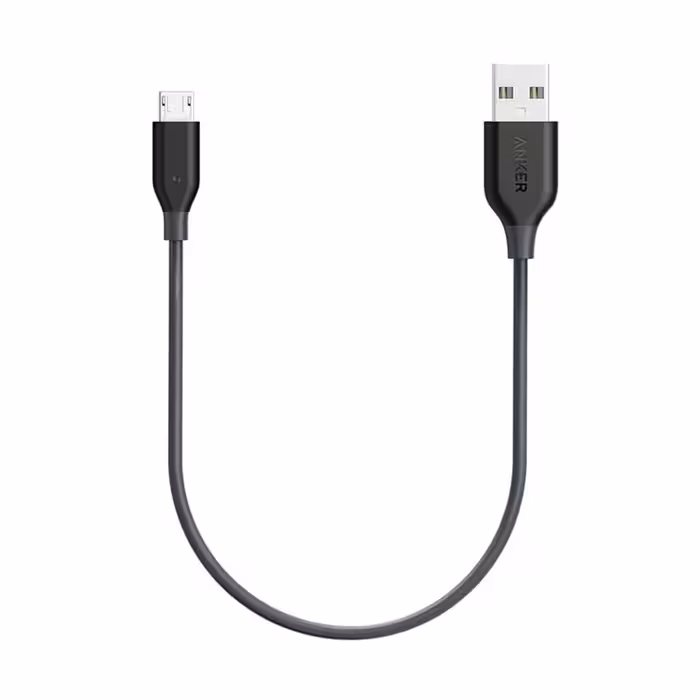 کابل تبدیل USB به microUSB انکر مدل A8131 PowerLine به طول 30 سانتی متر