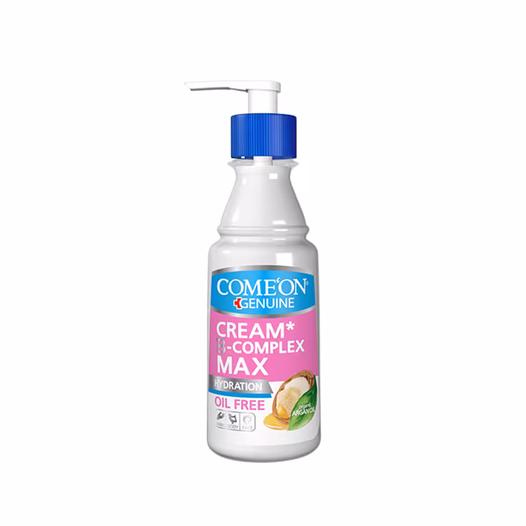 کرم پمپی مرطوب کننده ب کمپلکس کامان مناسب پوست چرب 400 میل