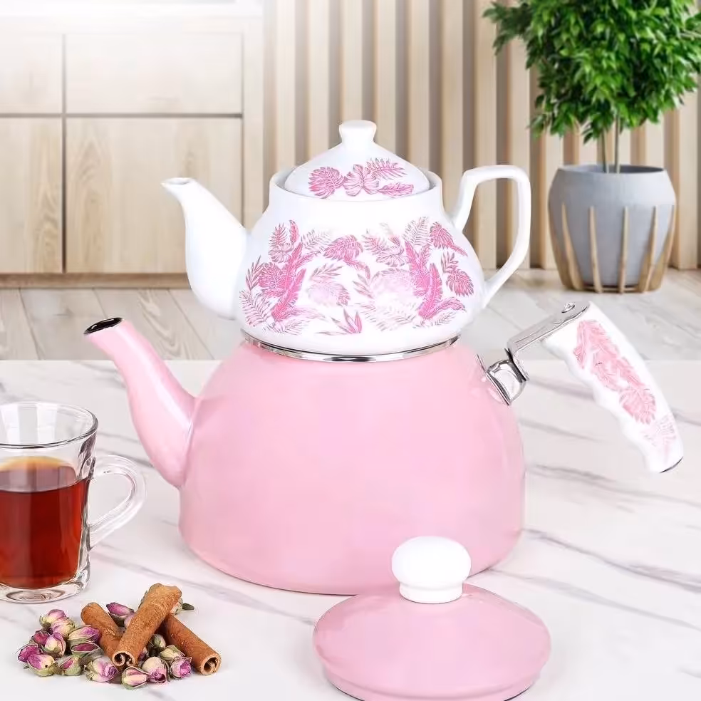 کتری قوری لعابی 