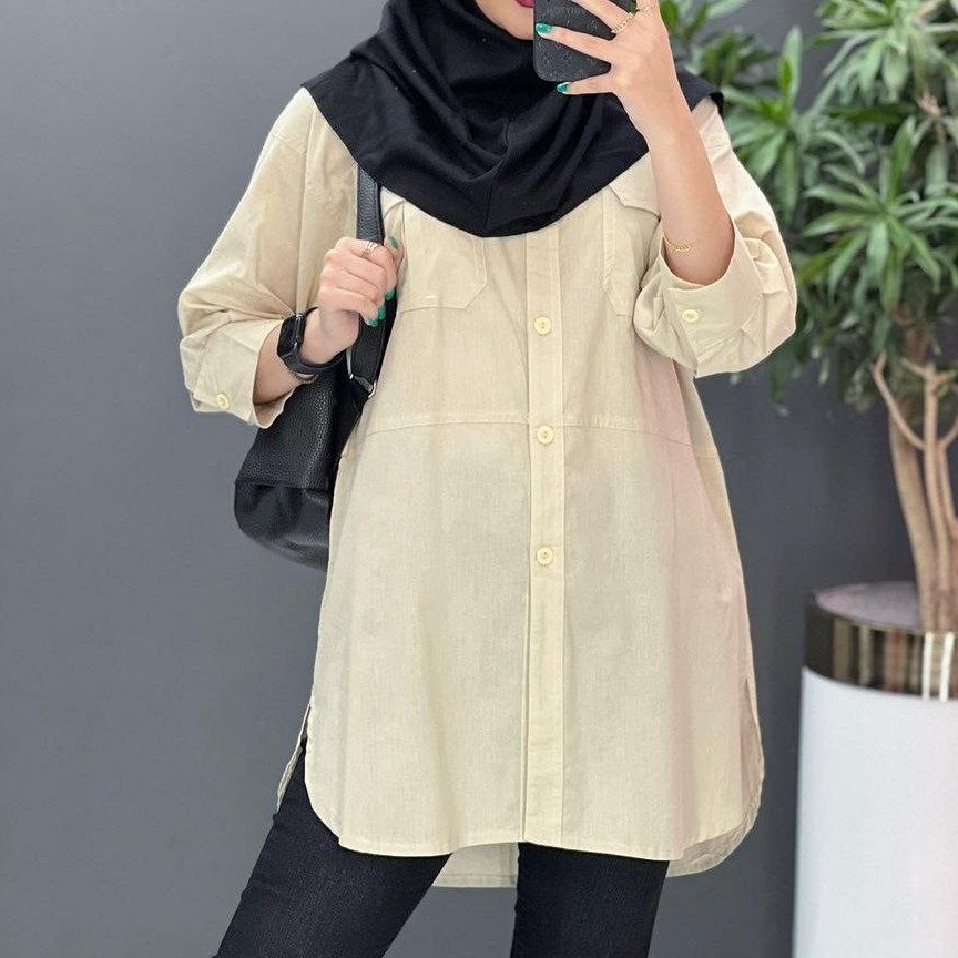 مانتو دانشجویی ساده میکرو