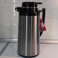 فلاسک بدنه استیل شیشه دار 1.9 لیتری مارک رُز  با نگهداری بالا