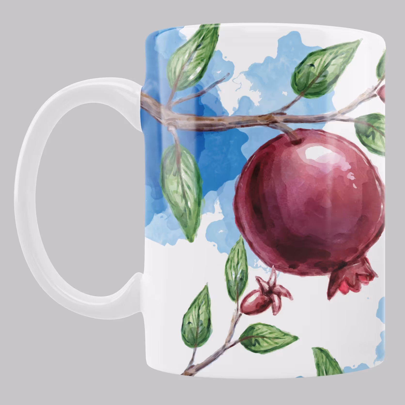 ماگ شب یلدا کد 15 مخصوص هدیه شب یلدا از جنس سرامیک با کیفیت درجه یک و رنگ سفید