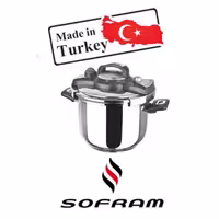 زودپز 8 لیتر سوفرام SOFRAM ترکیه رنگ طوسی 