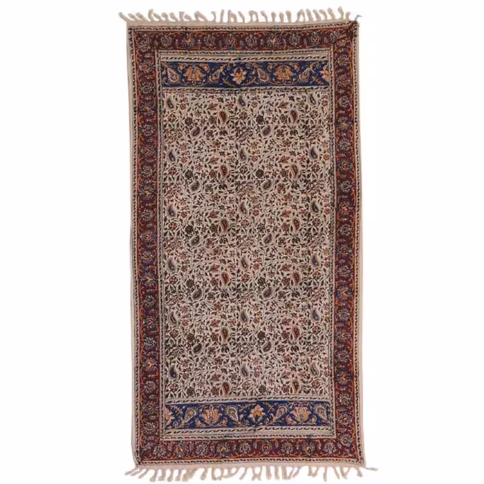 رومیزی قلمکاری سنتی اصفهان سایز 120 در 60 سانتی متر