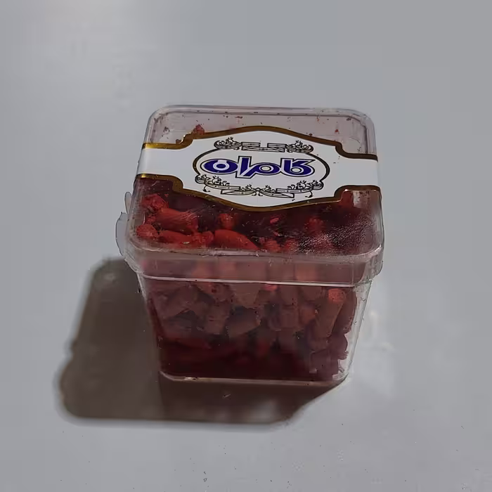 رنگ قرمز شمع جامد کامران مخصوص شمع