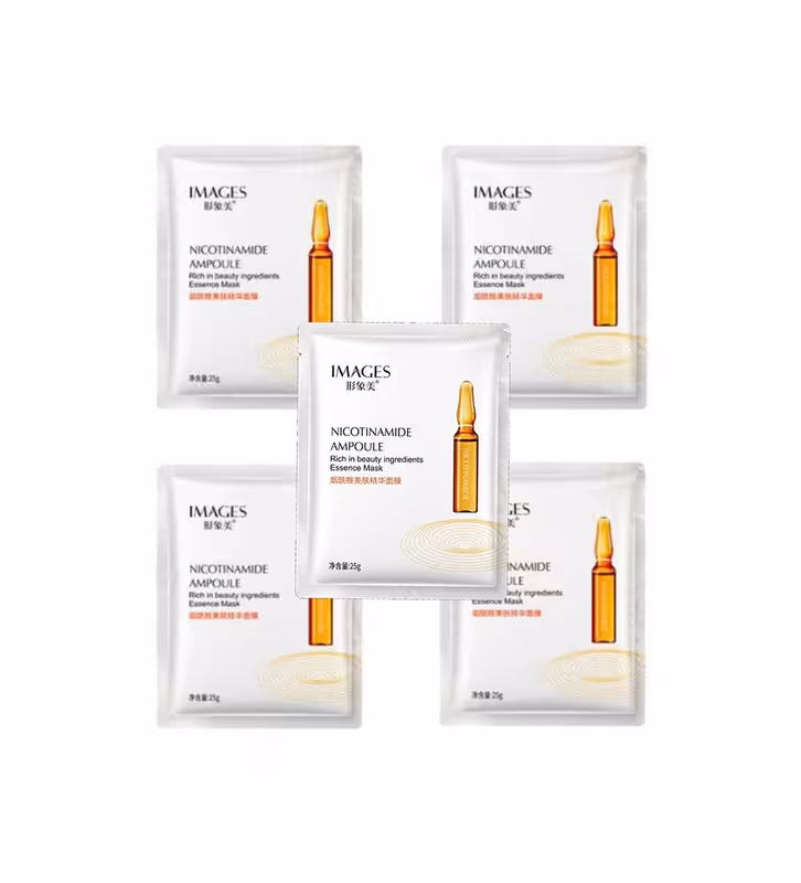 ماسک صورت ایمجز مدل nicotinamide ampoule وزن 25 گرم بسته 5 عددی