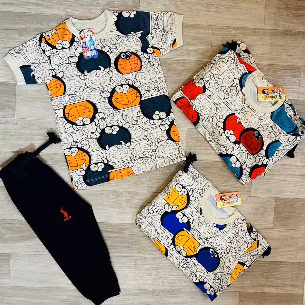 بلوز وشلوارک اسپرت هم پسرانه هم دخترانه  سایز 40کار بسیار شیک وباکلاس وبا کیفیت