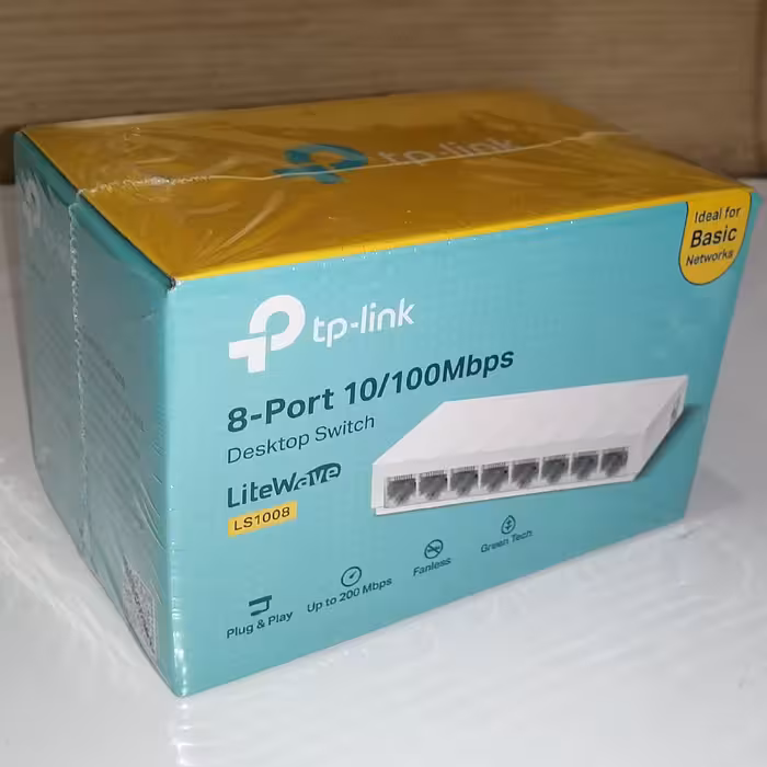 سوئیچ 8 پورت 10/100  مدل TP LINK مناسب فضاهای کوچک الی متوسط