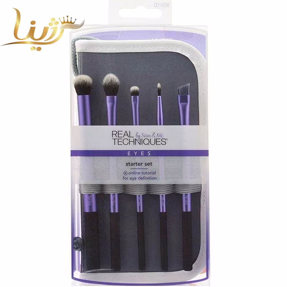 ست براش آرایش چشم استارتر ریل تکنیک