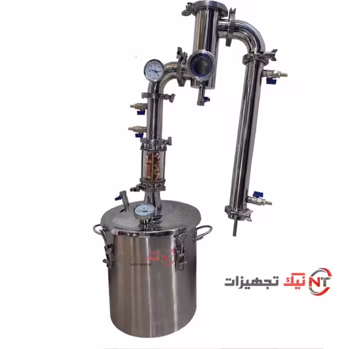 دستگاه عرقگیر پیشرفته 25 لیتری K25 دارای سایت گلس دفلگماتور | جین بسکت - فروشگاه اینترنتی نیک تجهیزات