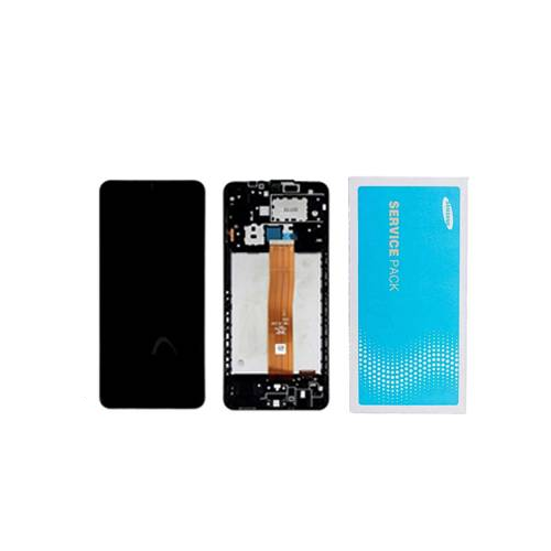 تاچ ال سی دی سامسونگ A125-A127 سرویس پک-LCD A125-A127 (A12 NACHO) SERVICE PACK BLACK