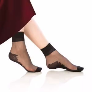 پک 12 تایی جوراب مچی پاریزین و شیشه ای کفه دار