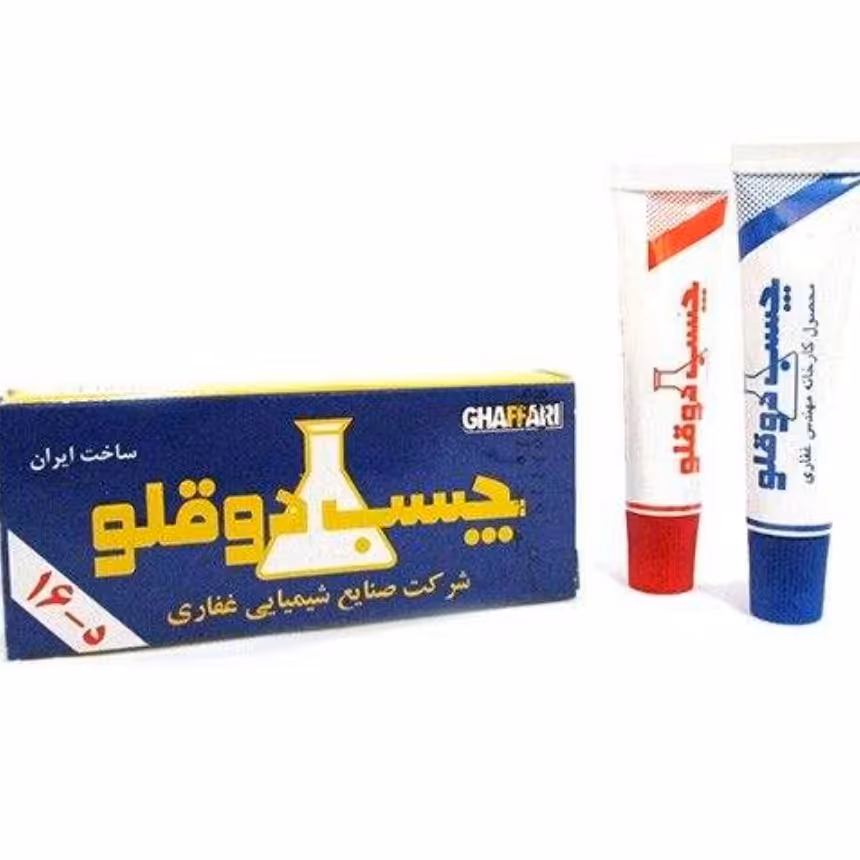 چسب دو قلو شفاف ( غفاری )