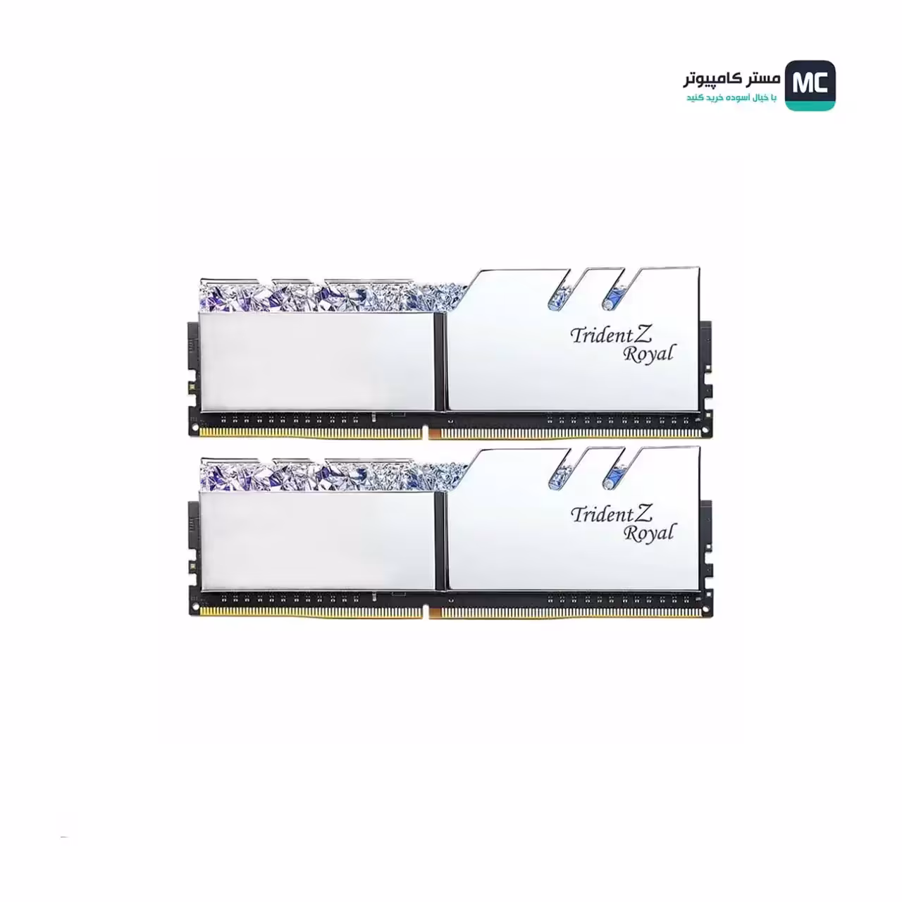 قیمت و خرید رم جی اسکیل Trident Z Royal Silver 16GB 8GBx2 3200MHz CL16