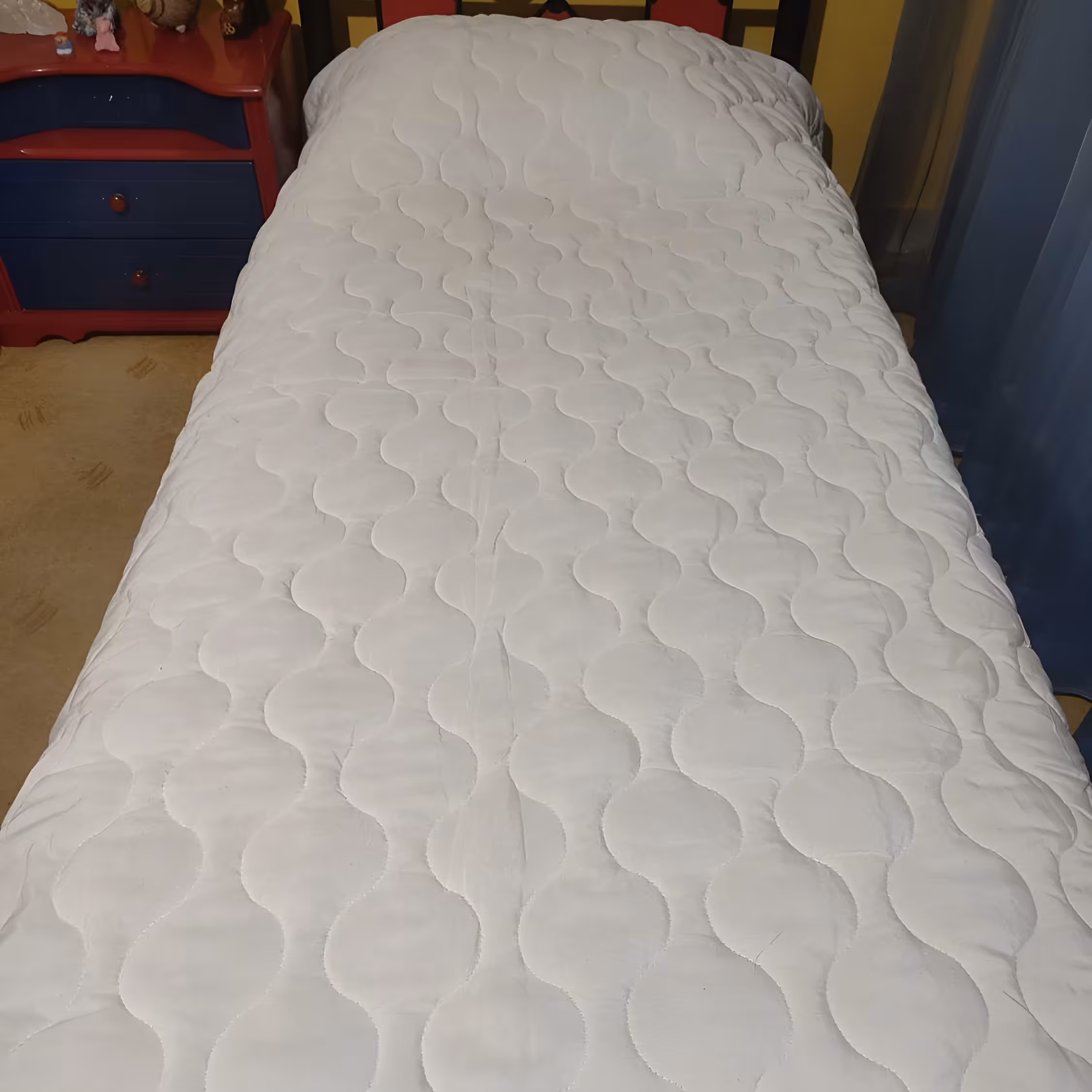 لحاف تکنفره تمام پشمی 3 کیلویی ابعاد 220 در 170