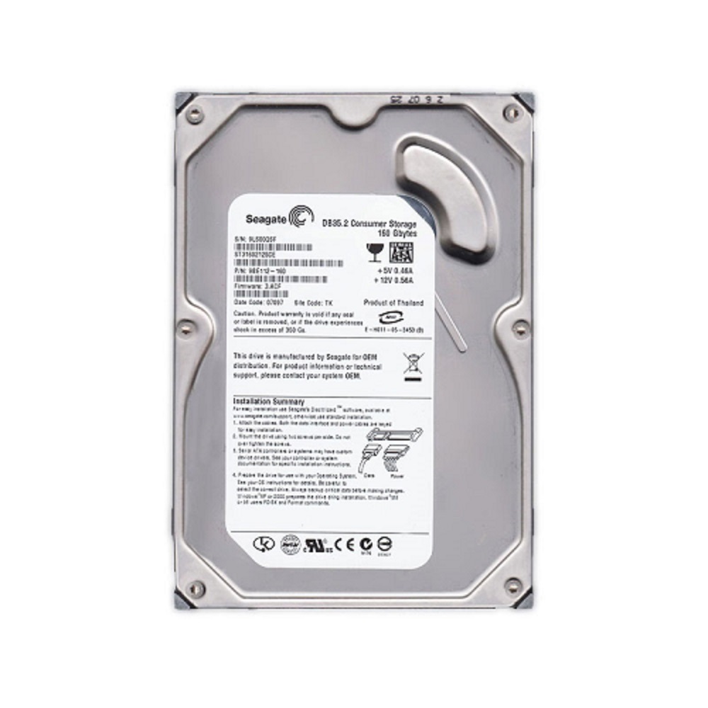 هارد دیسک اینترنال سیگیت ظرفیت 160PC گیگابایت