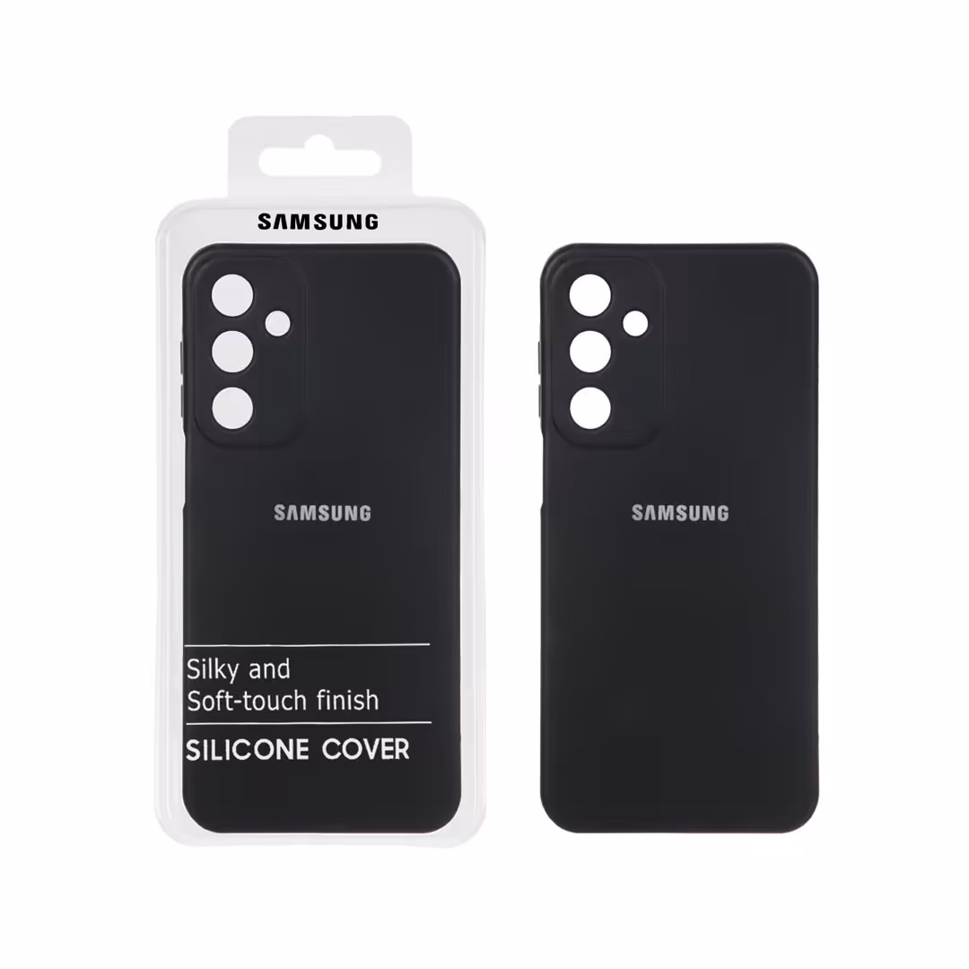 قاب نیو سیلیکون محافظ لنزدار Samsung Galaxy A16 - مشکی