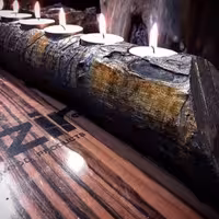 جا شمعی هفتایی شاخه ای 