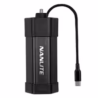 باتری گریپ نانلایت Nanlite NP-F550 Battery Grip With USB-C Cable for PavoTube II 6C and LitoLite 5C