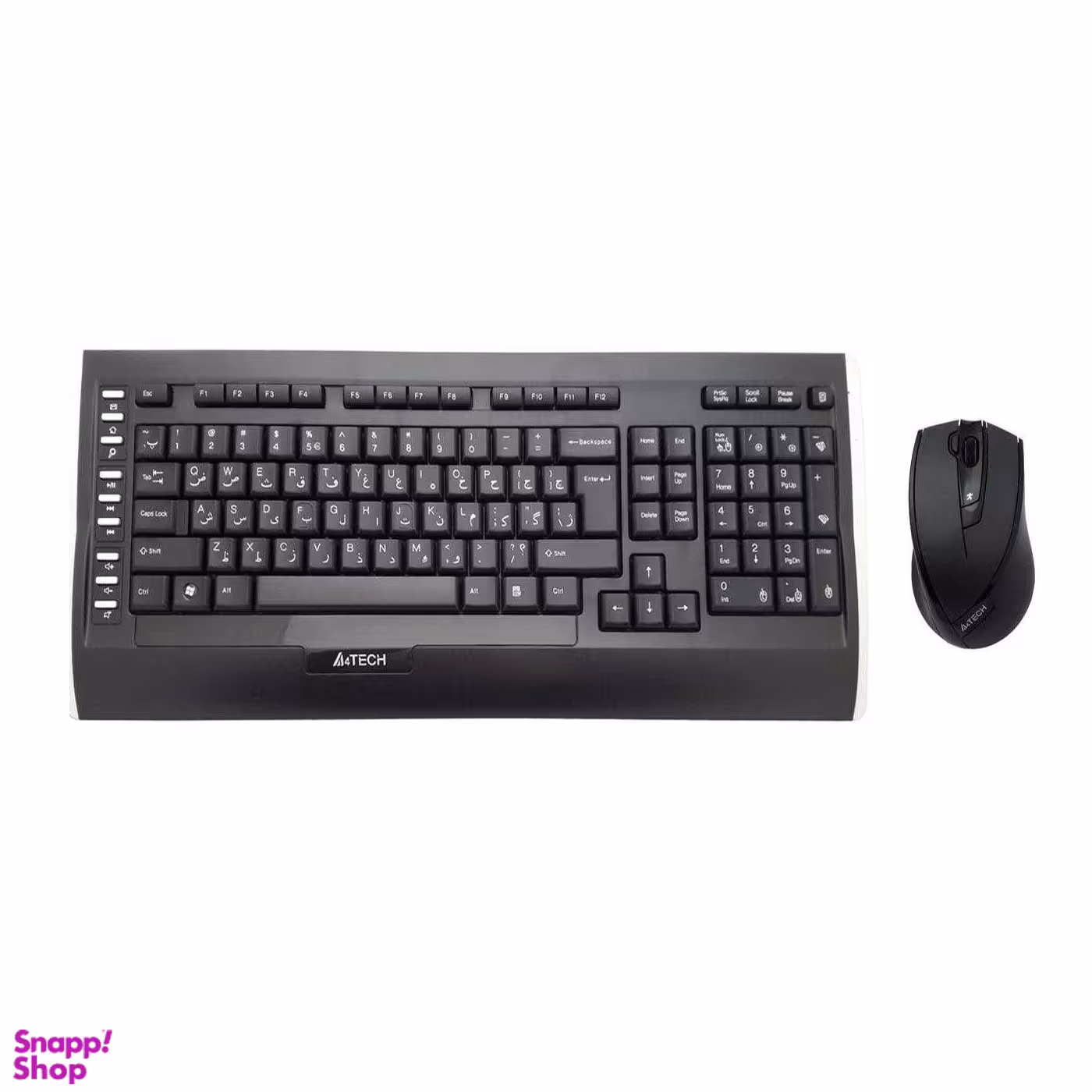 کیبورد و ماوس بی سیم ای فورتک (A4 Tech) مدل 9300F رنگ مشکی