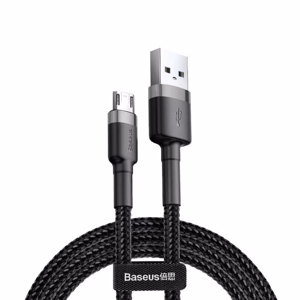 کابل تبدیل USB به microUSB باسئوس 3 متری مدل Baseus CAMKLF-HG1 Cable Double-Sided